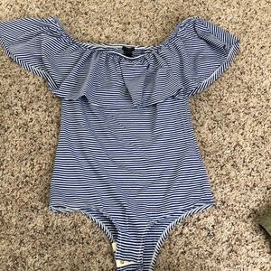 J crew off the shoulder bodysuit